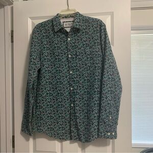 Penguin Long sleeve Oxford Christmas holly pattern
